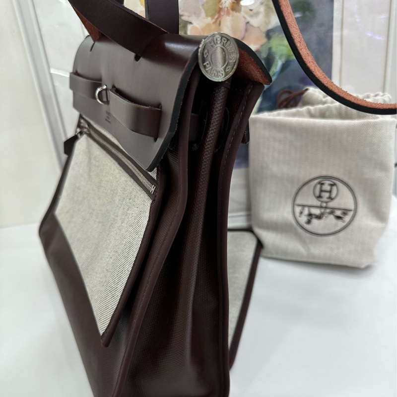 Hermes愛馬仕 防水布herbag31 Z刻-4