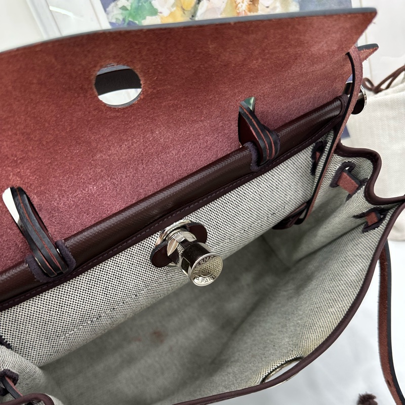 Hermes愛馬仕 防水布herbag31 Z刻-7