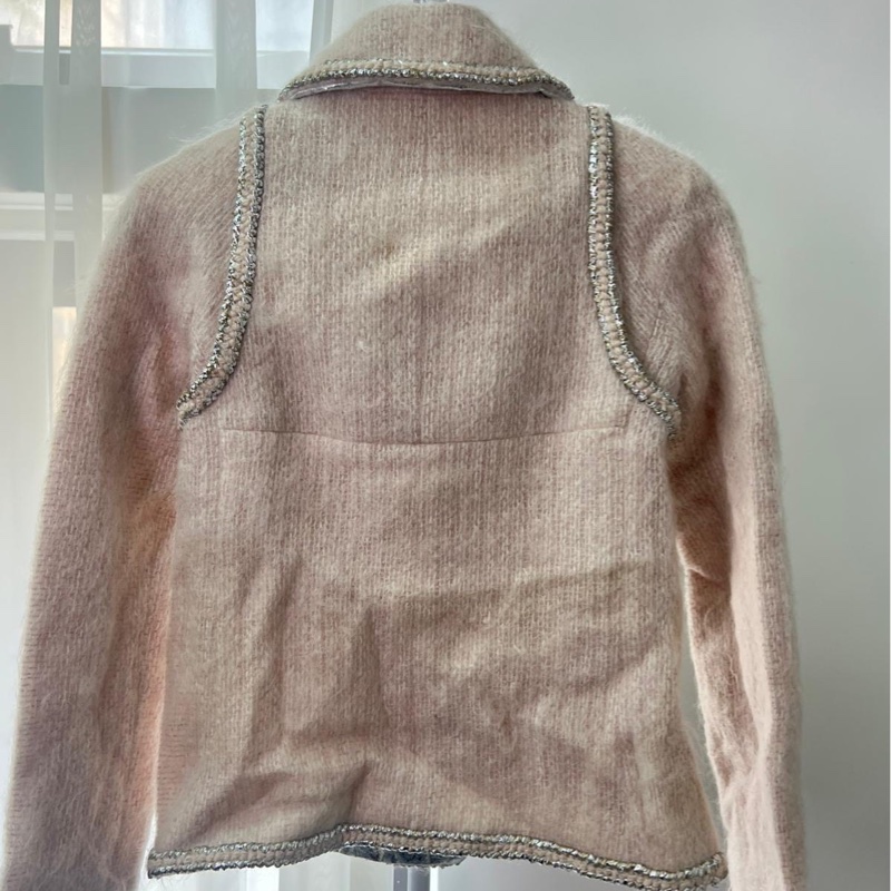 Chanel地控系列馬海毛外套 34碼-1