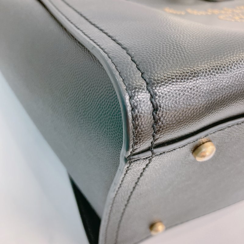 MS0683 Chanel 香奈兒 沙灘袋 購物包 小號 牛皮 黑色 釘子 金扣 Deauville Studded Shopping Bag Small Calfskin Black x GHW-5