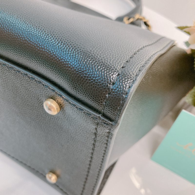 MS0683 Chanel 香奈兒 沙灘袋 購物包 小號 牛皮 黑色 釘子 金扣 Deauville Studded Shopping Bag Small Calfskin Black x GHW-6