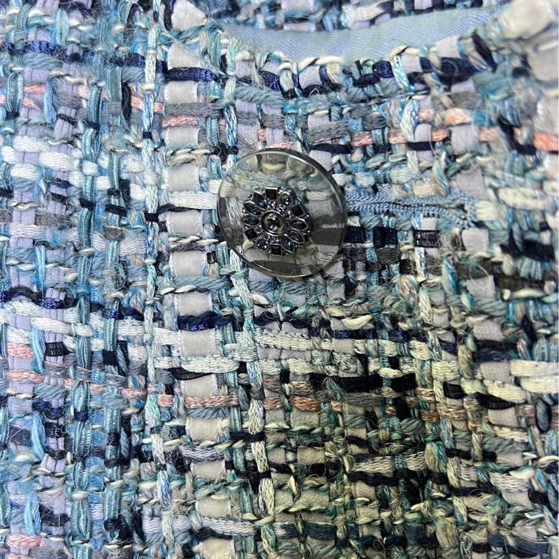 Chanel 17A 大都會系列聖瑪利亞色編織外套 34碼-4