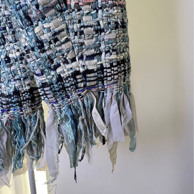 Chanel 17A 大都會系列聖瑪利亞色編織外套 34碼-6