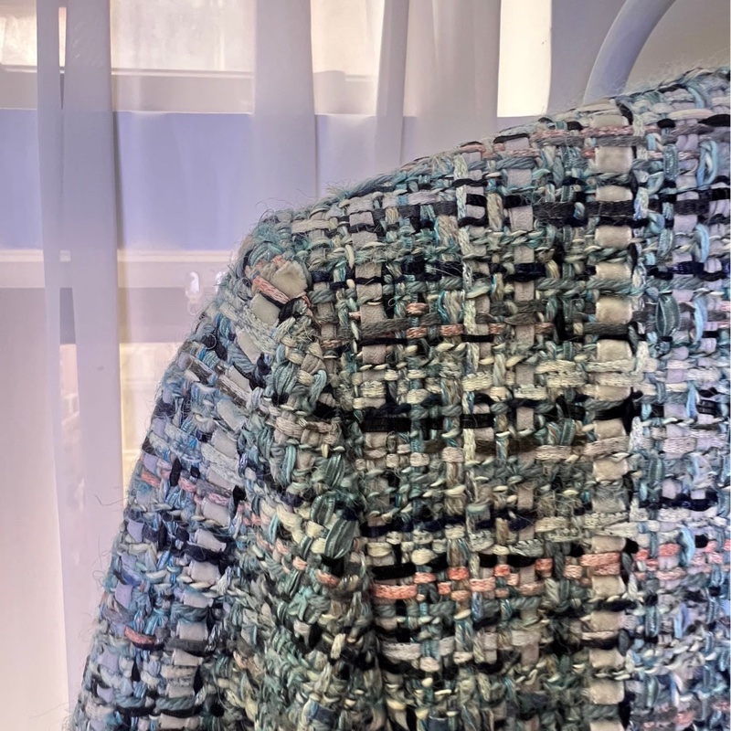 Chanel 17A 大都會系列聖瑪利亞色編織外套 34碼-7