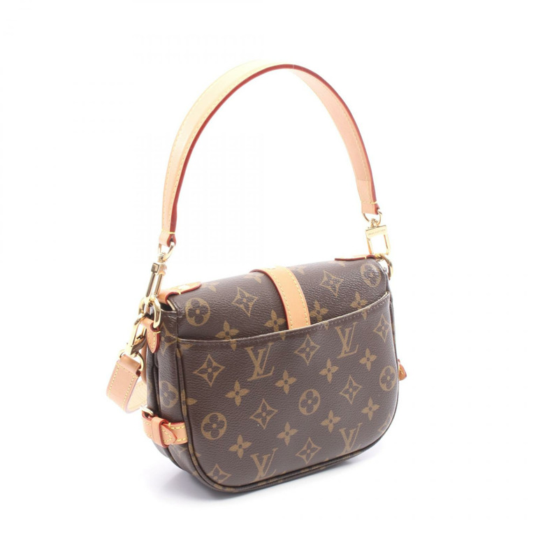 路易威登 Saumur BB 單肩斜背包 M46740 Monogram 皮革二手-1