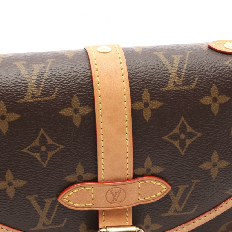 路易威登 Saumur BB 單肩斜背包 M46740 Monogram 皮革二手-5