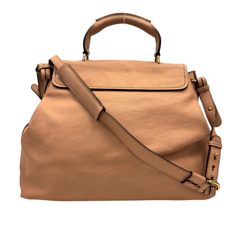 米色 皮革 Elsie 兩用包【Chloe 克羅伊】-2