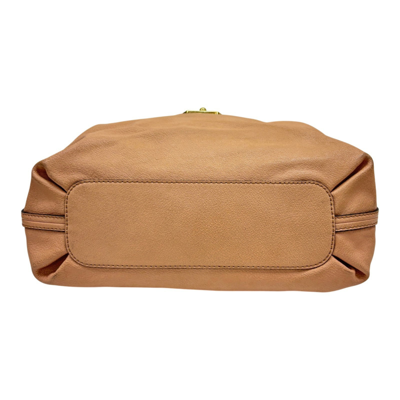 米色 皮革 Elsie 兩用包【Chloe 克羅伊】-3