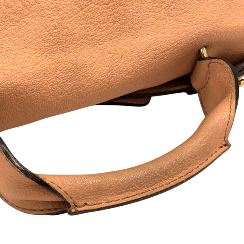 米色 皮革 Elsie 兩用包【Chloe 克羅伊】-9