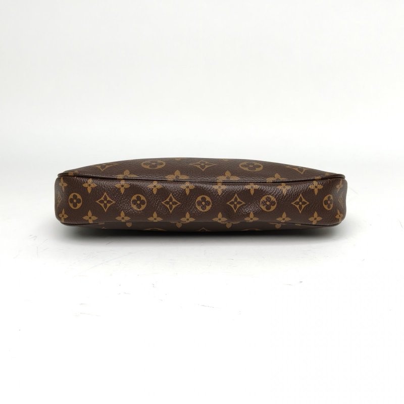 LOUIS VUITTON MultiPochette五合一綠肩帶老花PVC晶片肩背包-4