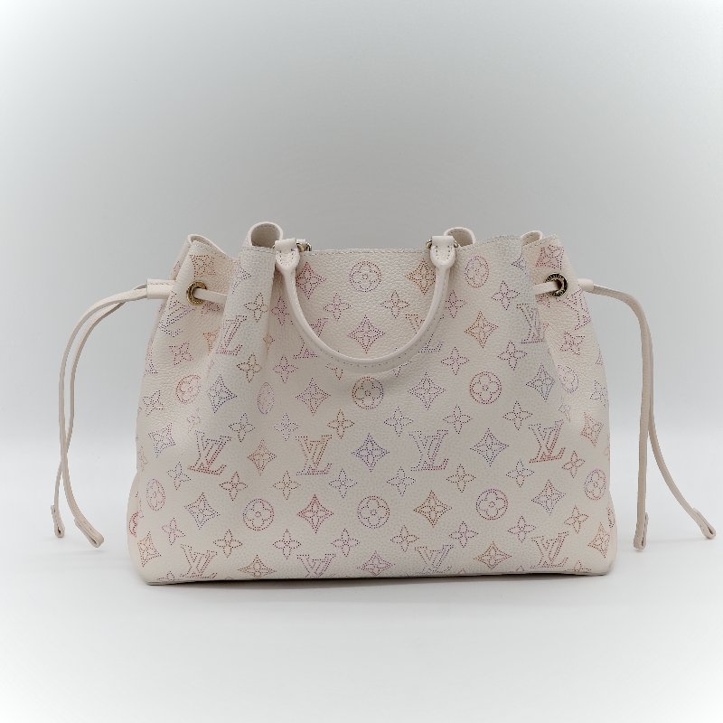 Louis Vuitton 杏色多彩老花 手提肩背包-2