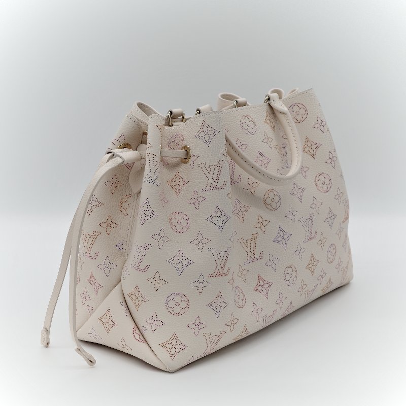 Louis Vuitton 杏色多彩老花 手提肩背包-3