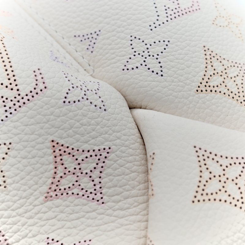 Louis Vuitton 杏色多彩老花 手提肩背包-9