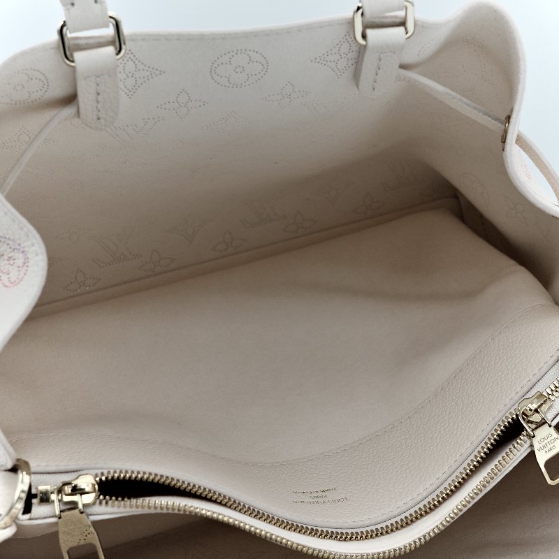 Louis Vuitton 杏色多彩老花 手提肩背包-12