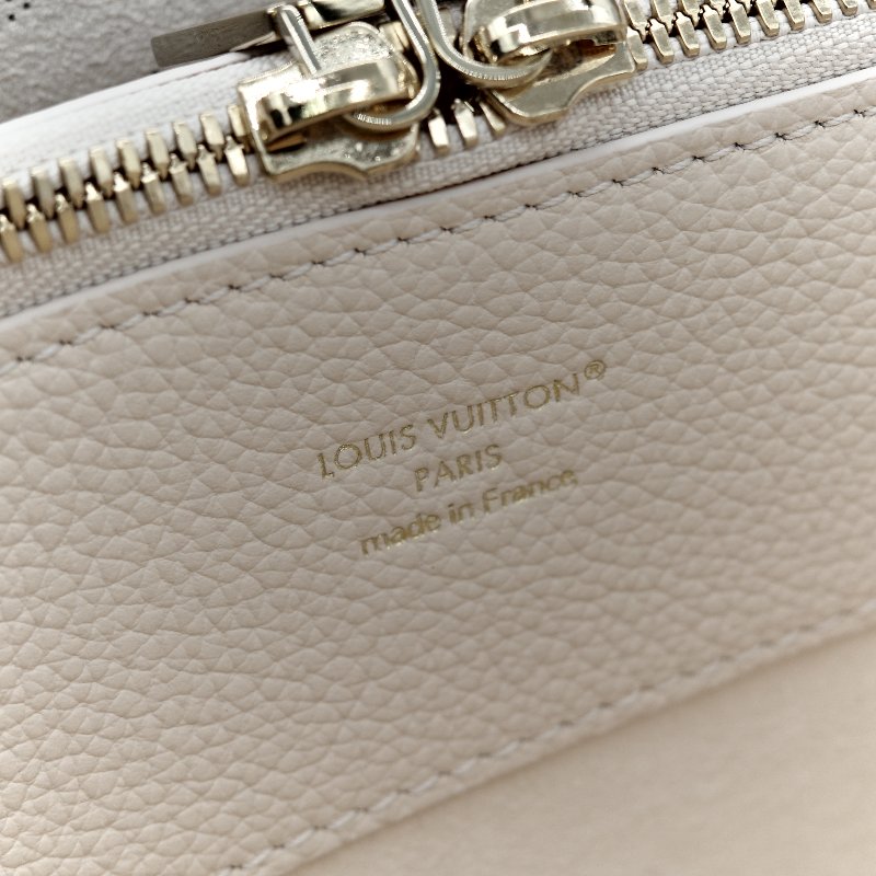 Louis Vuitton 杏色多彩老花 手提肩背包-16