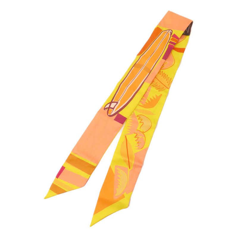 HERMES 絲質Twilly絲巾-1