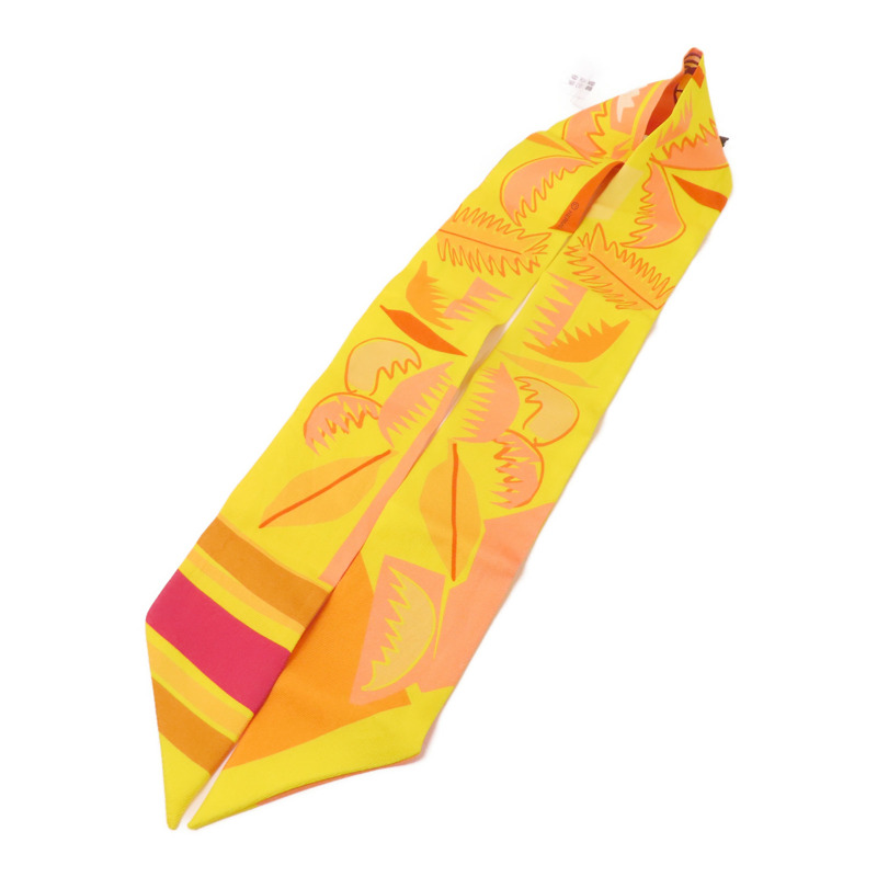 HERMES 絲質Twilly絲巾-4