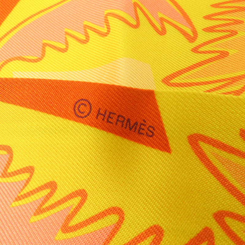 HERMES 絲質Twilly絲巾-5