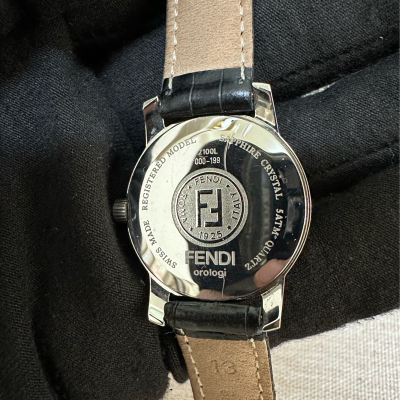 FENDI 不銹鋼女仕簡約錶-7