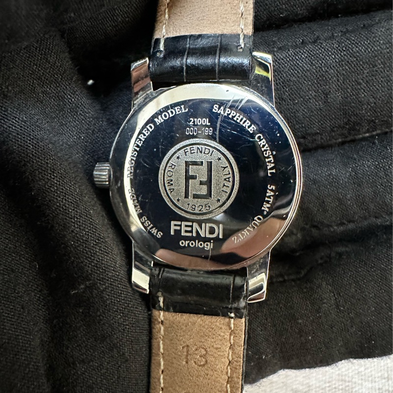 FENDI 不銹鋼女仕簡約錶-15