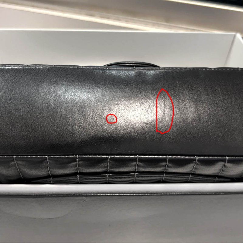 金鐸精品~2517 CHANEL香奈兒A32383黑色小羊皮垂直絎縫銀鍊肩背包-8
