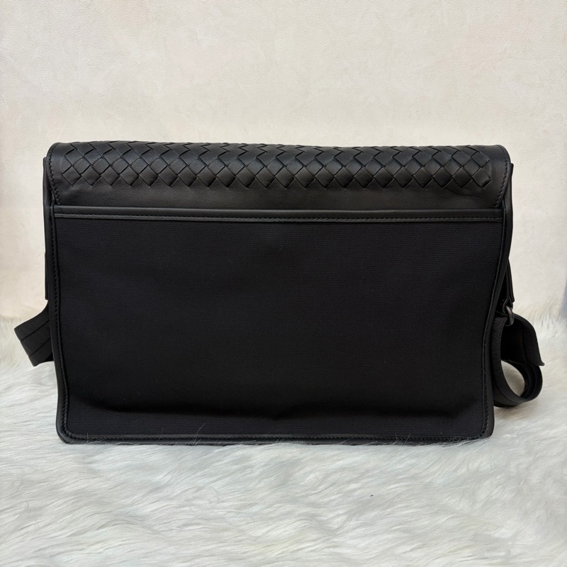 BOTTEGA VENETA 548337 編織牛皮翻蓋商務公事包-3