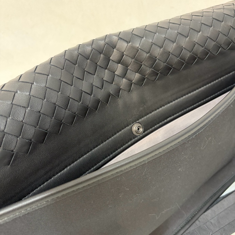 BOTTEGA VENETA 548337 編織牛皮翻蓋商務公事包-27