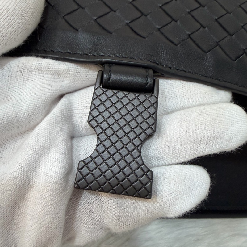 BOTTEGA VENETA 548337 編織牛皮翻蓋商務公事包-35