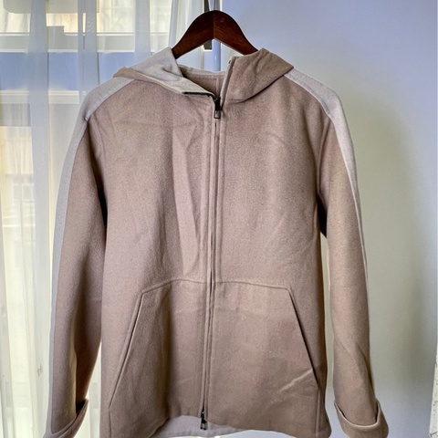 Loro Piana Baby羊絨衛衣雙面穿 天然顏色