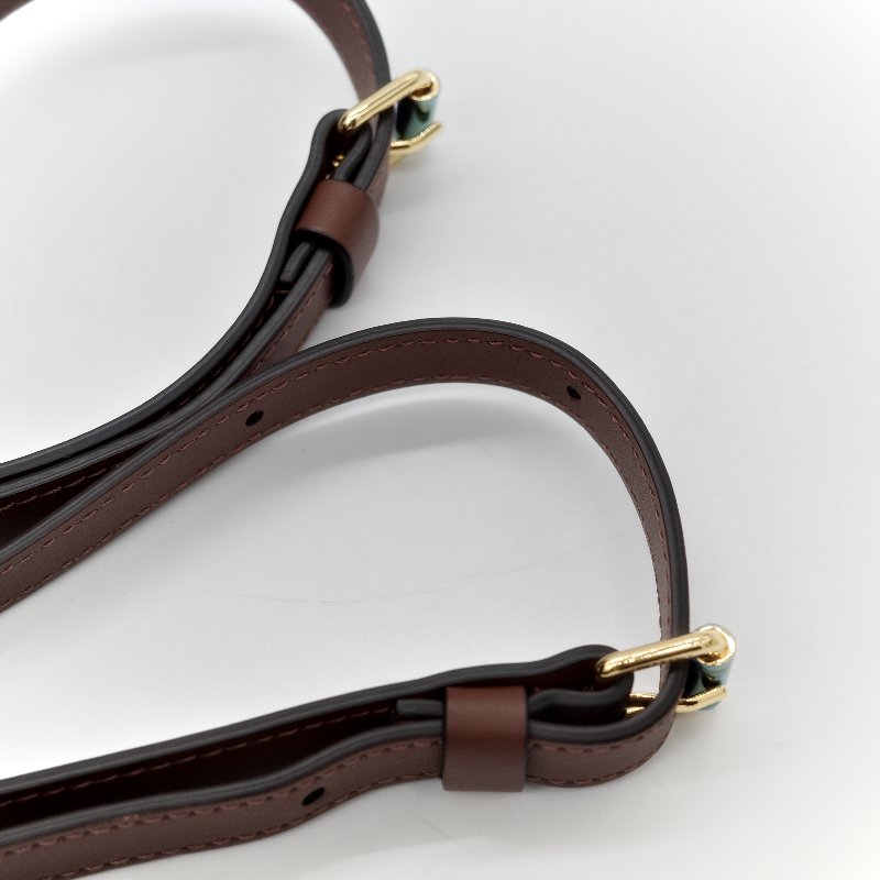 BURBERRY 巴寶莉 經典格紋帆布拼皮革單扣迷你後背包-8