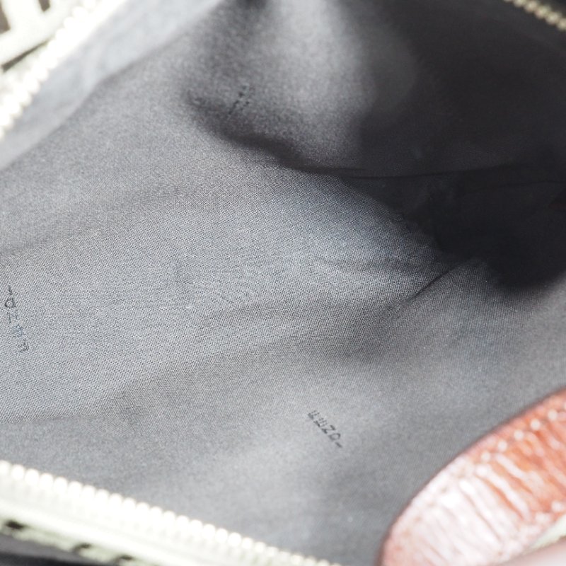 FENDI Vintage Zucchino Hobo Shoulder Bag 經典菸草棕色配深啡皮革-11