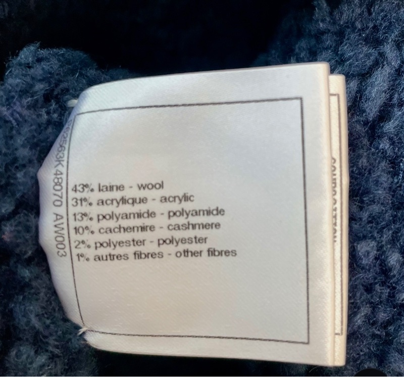 ⭐️ Chanel Wool Top-5