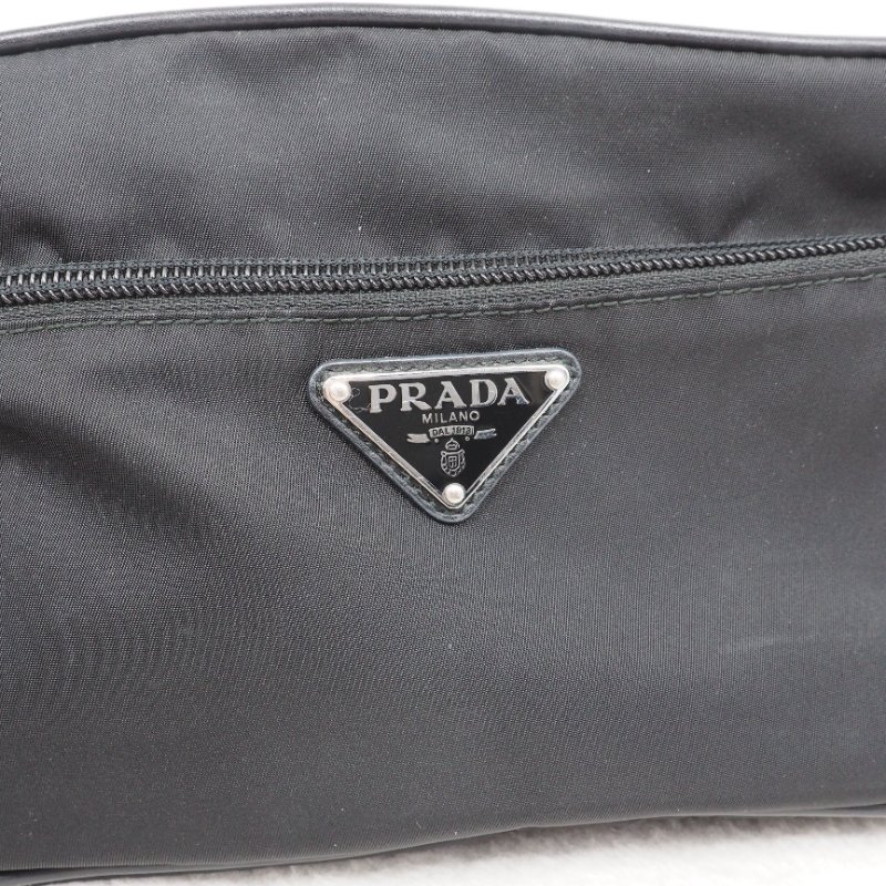 PRADA Tessuto Nylon Studded New Vela 尼龍拼皮革飾釘相機包-15