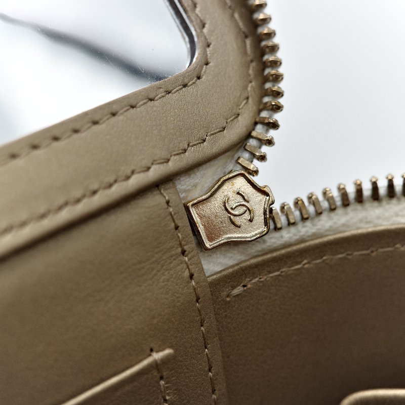 Chanel 香奈兒 白色 羊皮 足球鏈條包-8