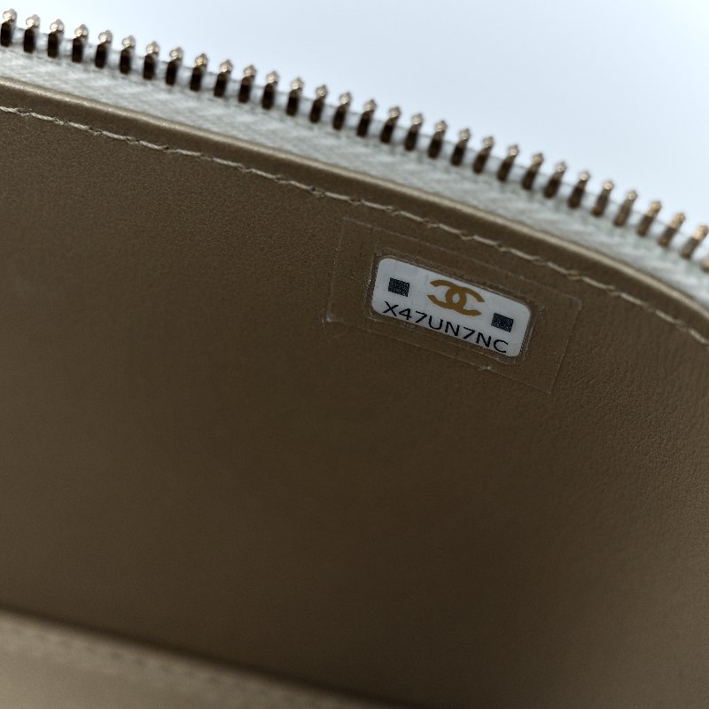 Chanel 香奈兒 白色 羊皮 足球鏈條包-9