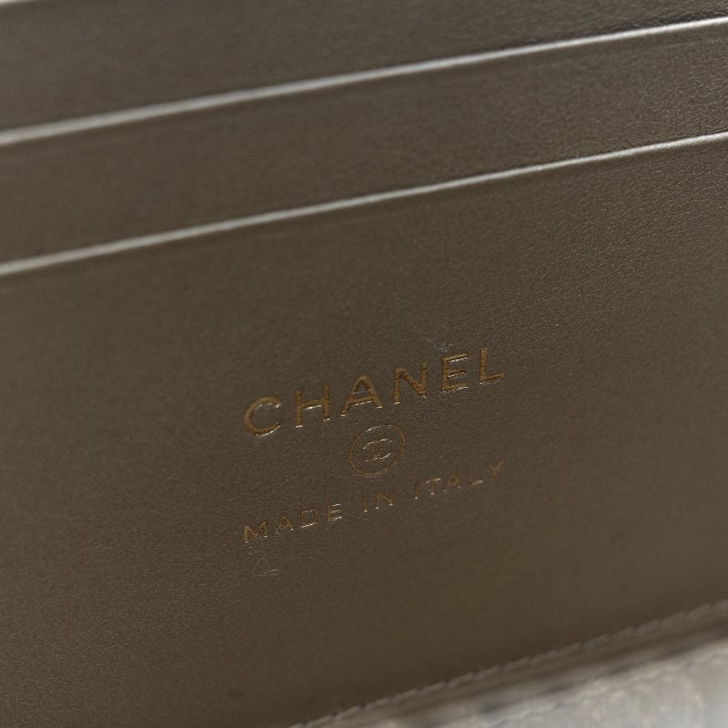 Chanel 香奈兒 白色 羊皮 足球鏈條包-12