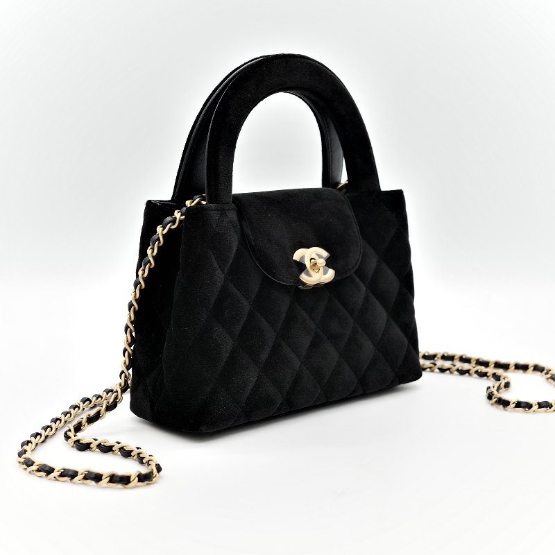 Chanel mini kelly velvet-2