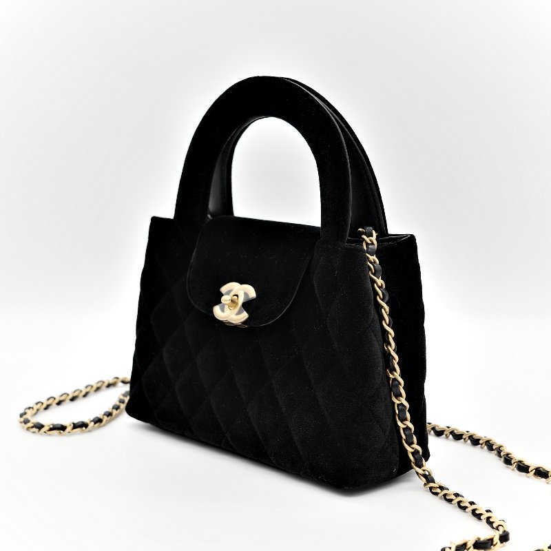 Chanel mini kelly velvet-3