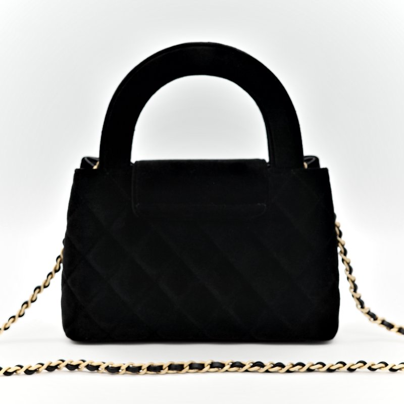 Chanel mini kelly velvet-4