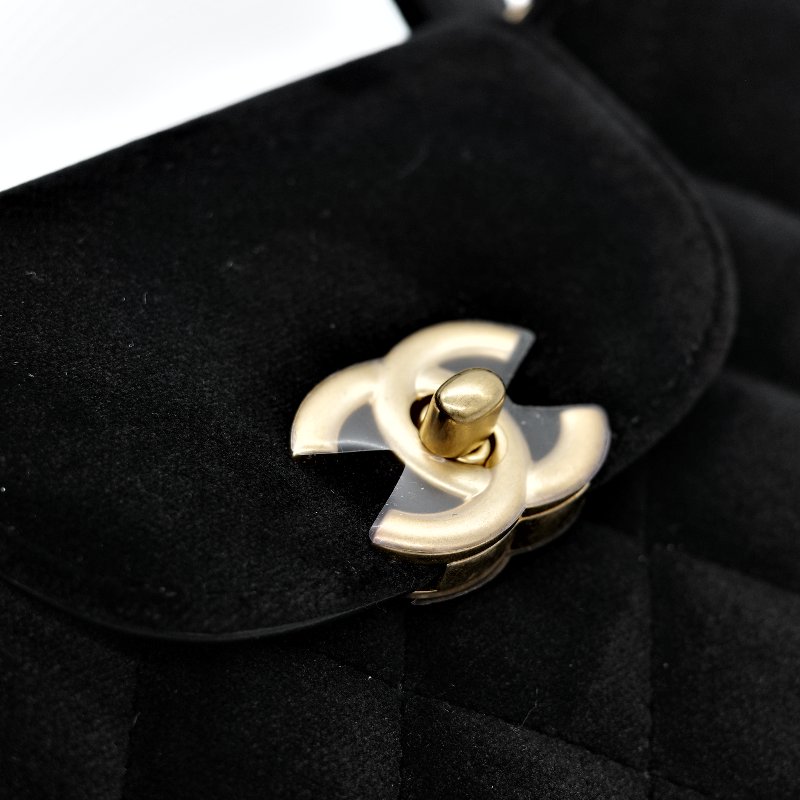 Chanel mini kelly velvet-7