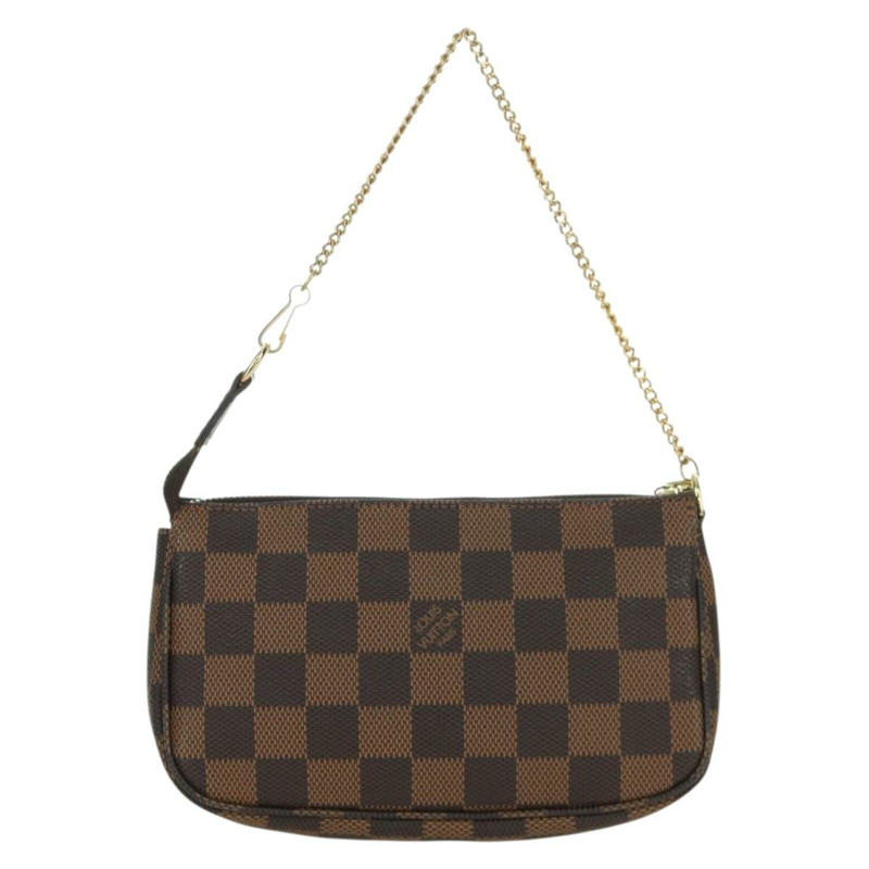 【日本直送】路易威登 Damier Ebene 迷你手拿包配件袋 N58009 正品 171831V-2