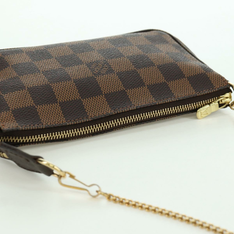【日本直送】路易威登 Damier Ebene 迷你手拿包配件袋 N58009 正品 171831V-5