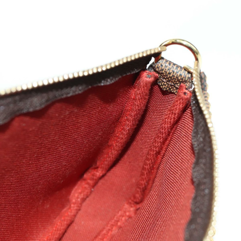 【日本直送】路易威登 Damier Ebene 迷你手拿包配件袋 N58009 正品 171831V-16