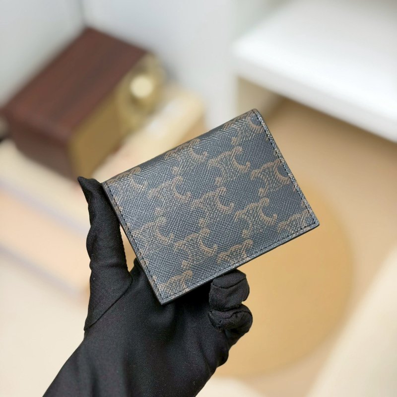 🏷Celine 瑟琳．Triomphe 凱旋門對開卡包-1