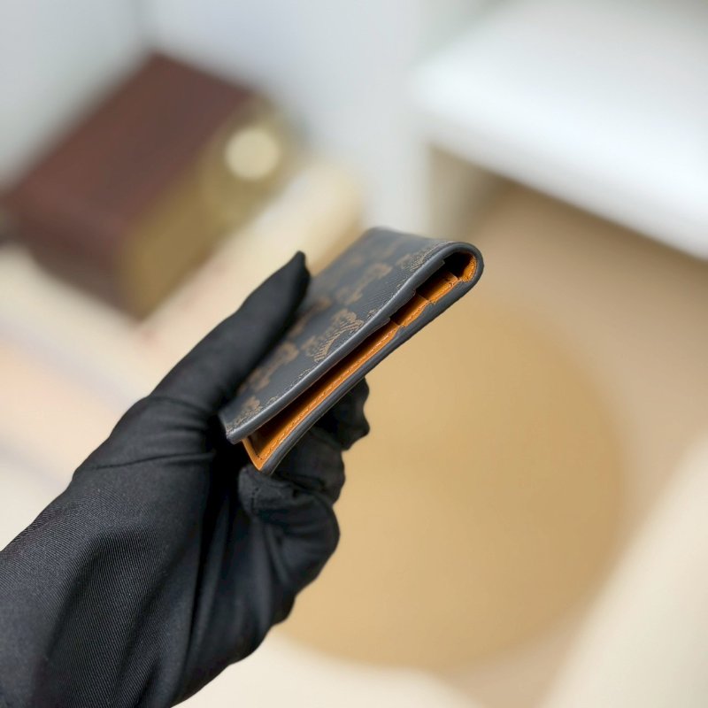 🏷Celine 瑟琳．Triomphe 凱旋門對開卡包-3