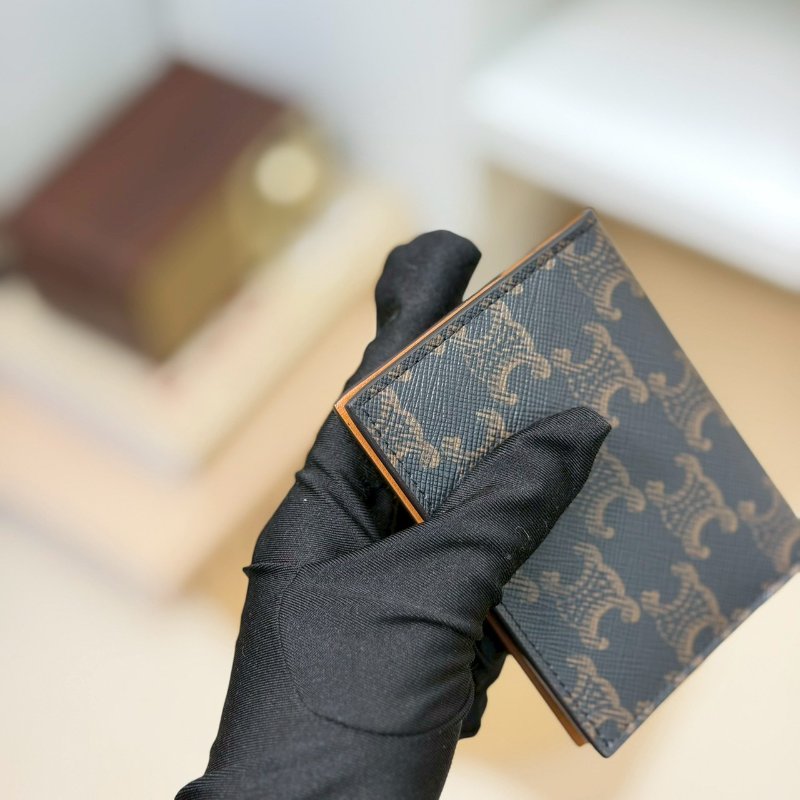 🏷Celine 瑟琳．Triomphe 凱旋門對開卡包-6