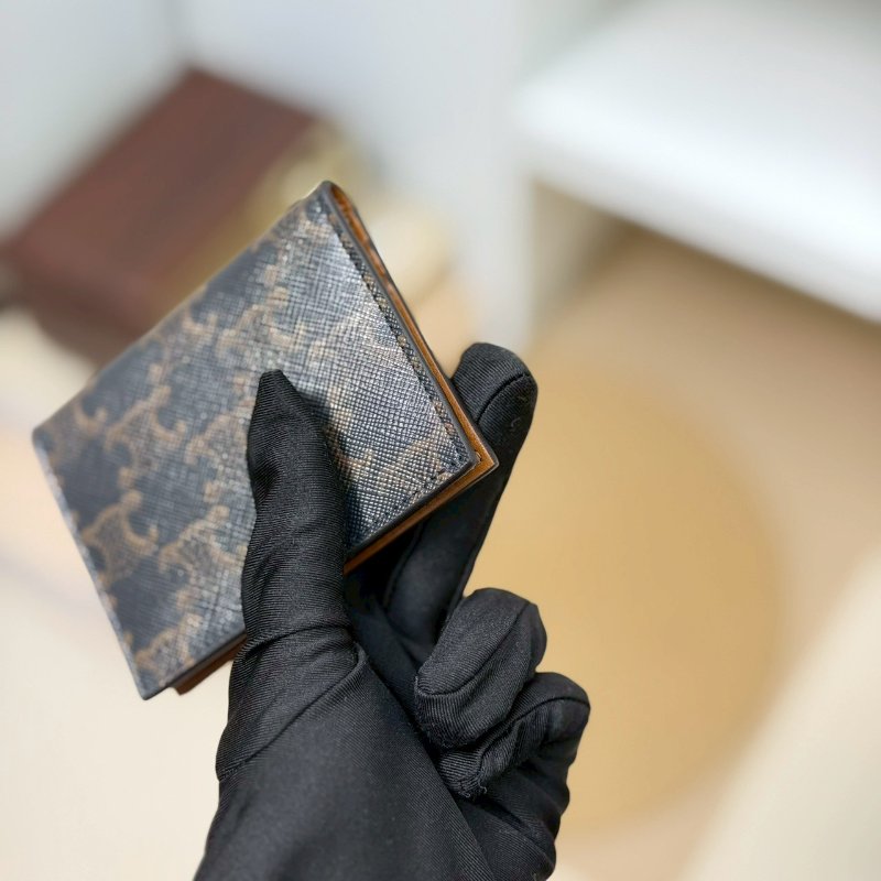 🏷Celine 瑟琳．Triomphe 凱旋門對開卡包-7