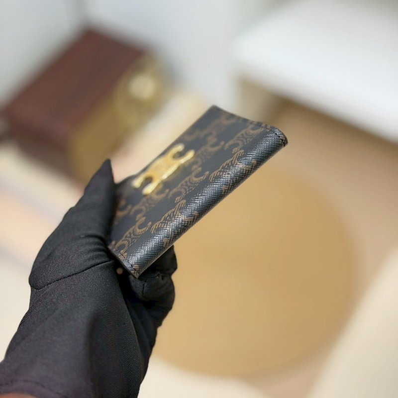 🏷Celine 瑟琳．Triomphe 凱旋門對開卡包-13