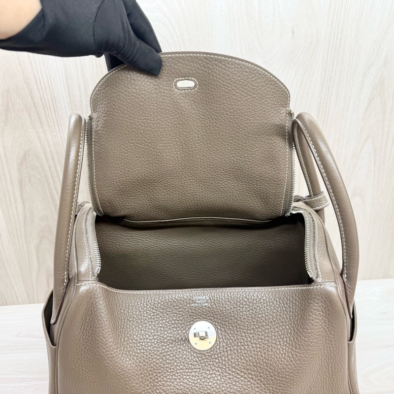 Hermes挑戰全網最低✨🩶大象灰銀釦TC皮Lindy30-7