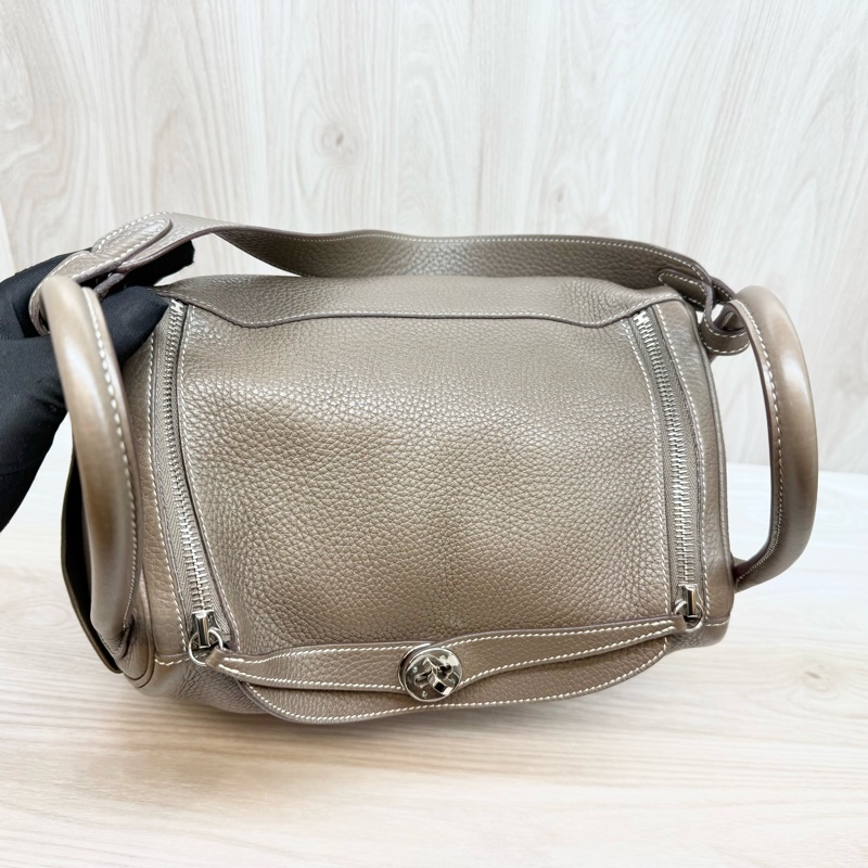 Hermes挑戰全網最低✨🩶大象灰銀釦TC皮Lindy30-9